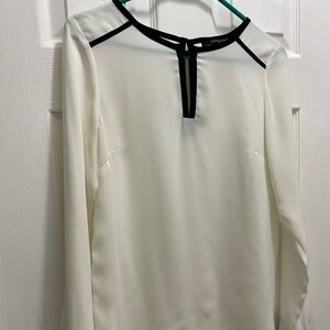 The Limited Cream and Black Blouse
